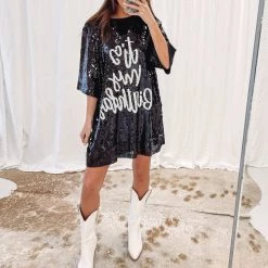 Indie Collection Birthday Sequin Dress New Arrivals