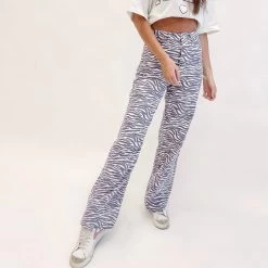 Indie Collection New Arrivals Printed Denim Pants