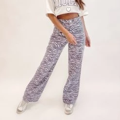 Indie Collection New Arrivals Printed Denim Pants
