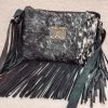Indie Collection Black Speckled Crossbody Leather Accessories