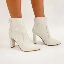 Indie Collection New Arrivals The Kourt - Cream Croc