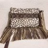 Indie Collection Leather Accessories Leopard Leather Crossbody