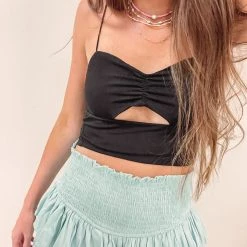 Indie Collection New Arrivals Nicole Cut-Out Top