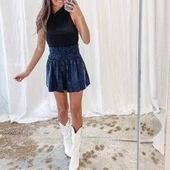 Indie Collection Navy Snakeprint Adair Shorts Bottoms