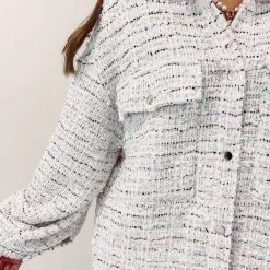 Indie Collection Tweed Shacket