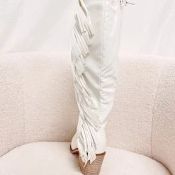 Indie Collection White Fringe Cowboy Boot New Arrivals