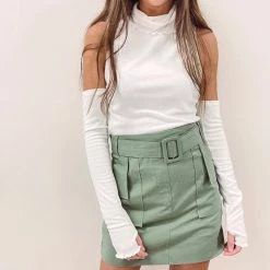 Indie Collection Jovie Olive Skirt Bottoms
