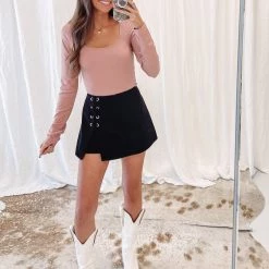 Indie Collection New Arrivals Kendall Mauve Bodysuit