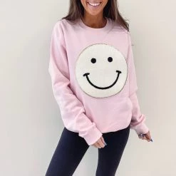 Indie Collection Smile Patch Pullover