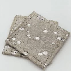 Indie Mae Leather Coasters- Set Of 2 Leather Accessories