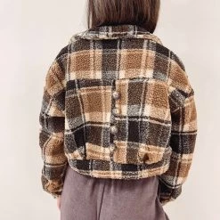 Indie Collection Lesley Brown Plaid Jacket New Arrivals