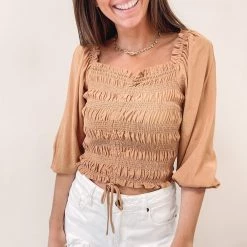 Indie Mae Sale Ginger Ruched Top