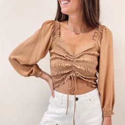 Indie Mae Sale Ginger Ruched Top