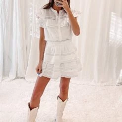 Indie Collection Milan Ruffle Skirt Bottoms