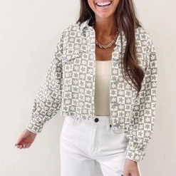 Indie Collection Daisy Printed Jacket New Arrivals