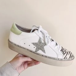 Indie Collection Zebra Platform Sneakers