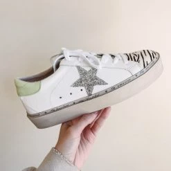 Indie Collection Zebra Platform Sneakers