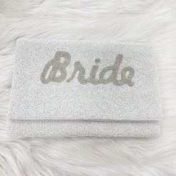 Indie Mae Accessories Bride Crossbody + Clutch