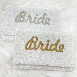 Indie Mae Accessories Bride Crossbody + Clutch