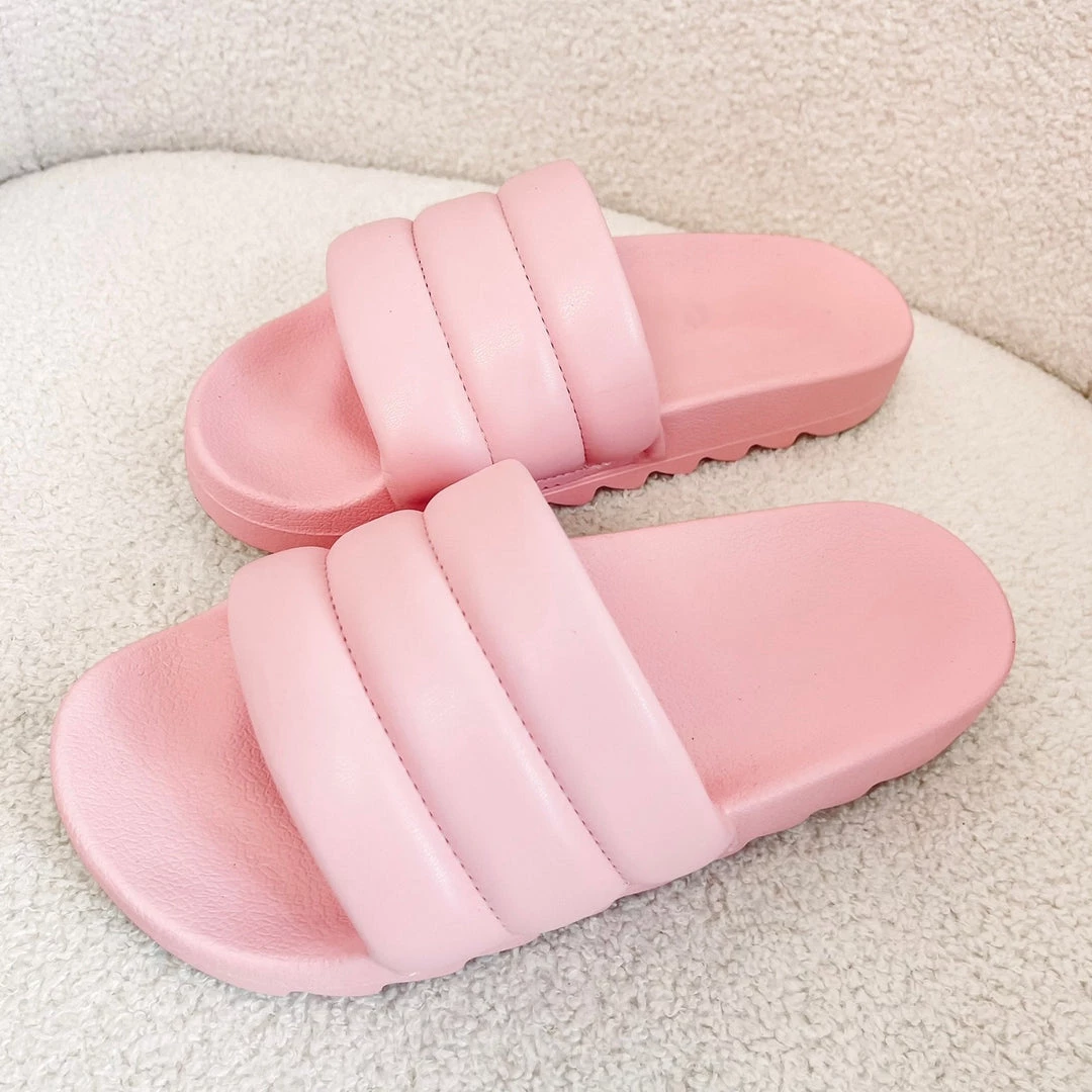 Indie Collection Pink Bubble Slides 3 Indie Collection Pink Bubble Slides