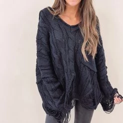 Indie Collection New Arrivals Neptune Oversized Sweater