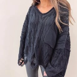 Indie Collection New Arrivals Neptune Oversized Sweater