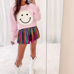 Indie Collection Smile Patch Pullover