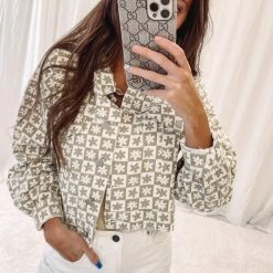 Indie Collection Daisy Printed Jacket New Arrivals