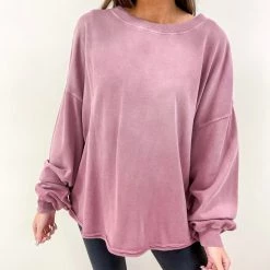 Indie Collection New Arrivals Kayla Oversized Pullover