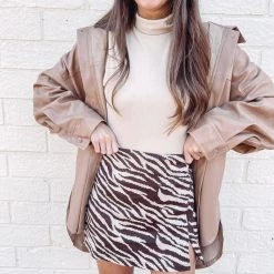 Indie Collection Rebecca Leather Shacket