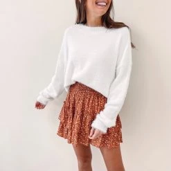 Indie Mae Clothes Autumn Ruffle Skirt