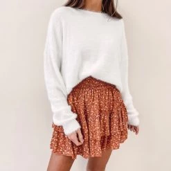 Indie Mae Clothes Autumn Ruffle Skirt