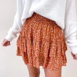 Indie Mae Clothes Autumn Ruffle Skirt