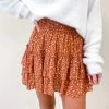 Indie Mae Clothes Autumn Ruffle Skirt
