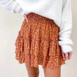 Indie Mae Clothes Autumn Ruffle Skirt