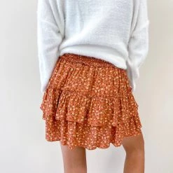 Indie Mae Clothes Autumn Ruffle Skirt