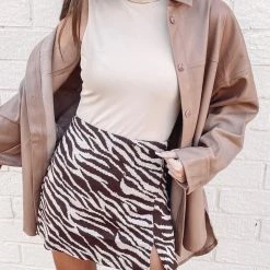 Indie Collection Rebecca Leather Shacket