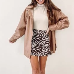 Indie Collection Rebecca Leather Shacket