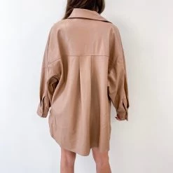 Indie Collection Rebecca Leather Shacket