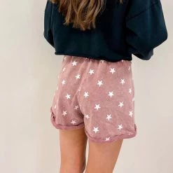Indie Mae USA Collection Star Print Lounge Shorts