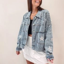 Indie Collection Pearl Denim Jacket