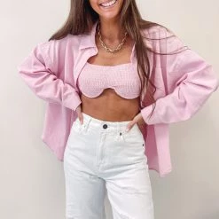 Indie Collection Serena Button Down Set