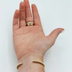 Indie Mae Jewelry Gold Layer Cuff- 5mm