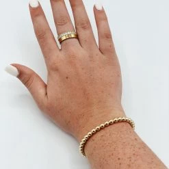 Indie Mae Jewelry Gold Layer Cuff- 5mm