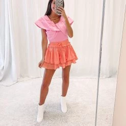 Indie Collection New Arrivals Kathy Pink Top