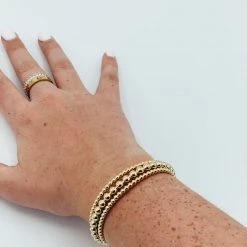 Indie Mae Jewelry Gold Layer Cuff- 5mm