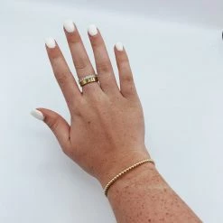 Indie Mae Jewelry Gold Layer Cuff- 3mm