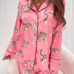 Indie Collection Tiger Pajama Set New Arrivals