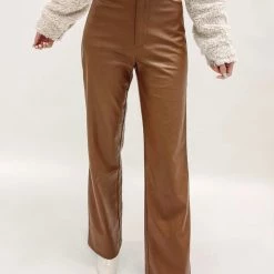 Indie Collection Brown Leather Pants