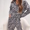 Indie Collection Zebra Pajama Set New Arrivals